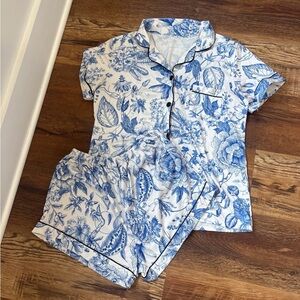 Blue Floral Women’s Pajamas